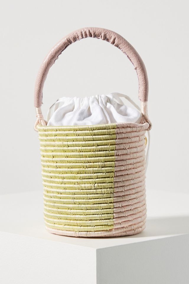 Milo Woven Bucket Bag #1