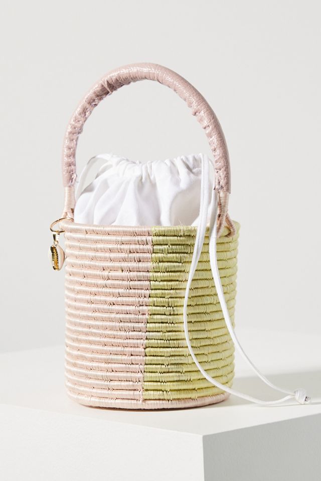 Milo Woven Bucket Bag