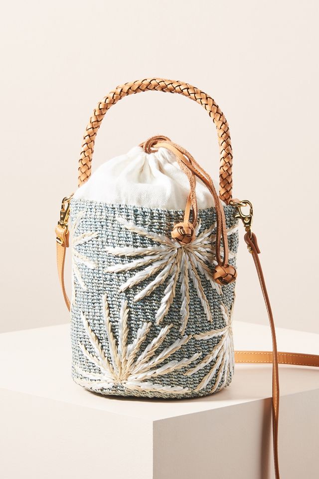 Aranaz Ola Embellished Bucket Bag Anthropologie