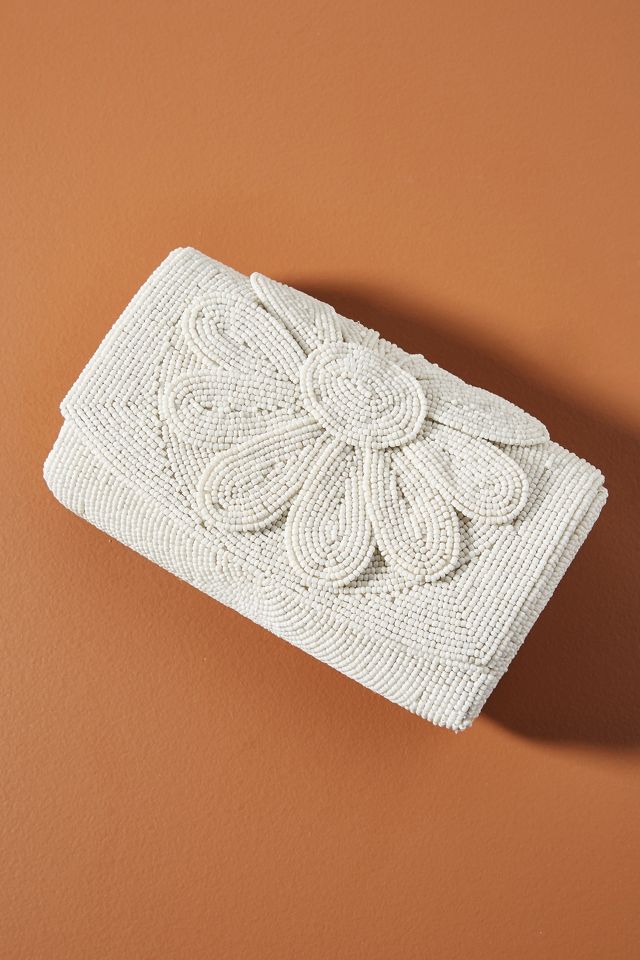 Anthropologie store beaded clutch