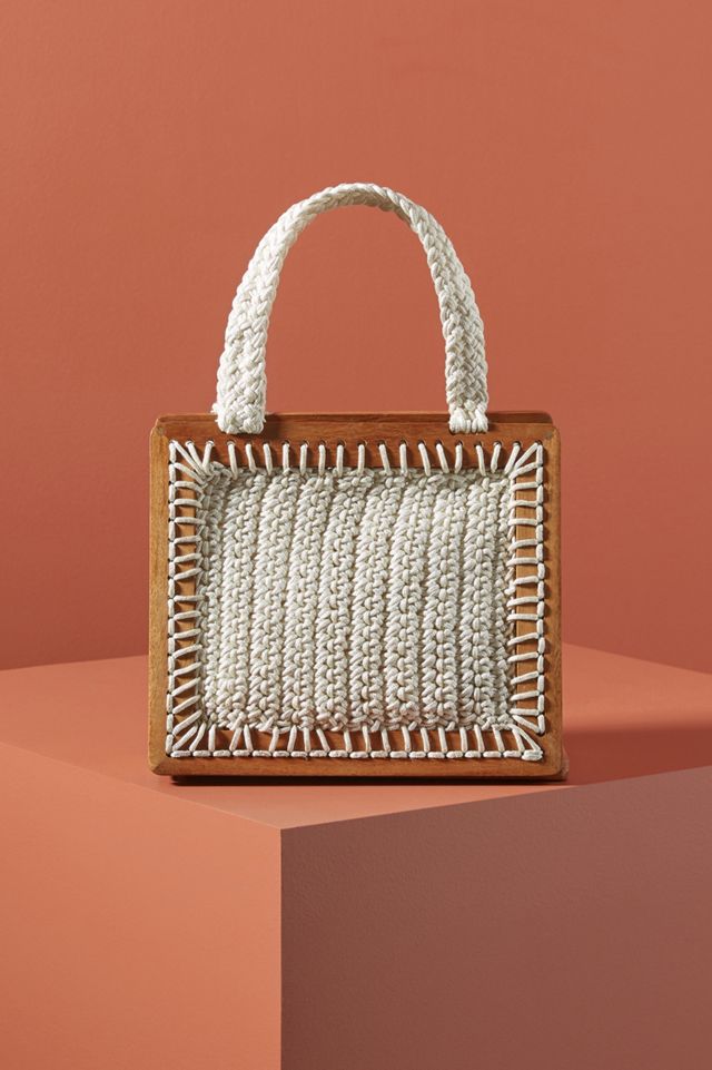 Ana Crocheted Mini Tote Bag #1