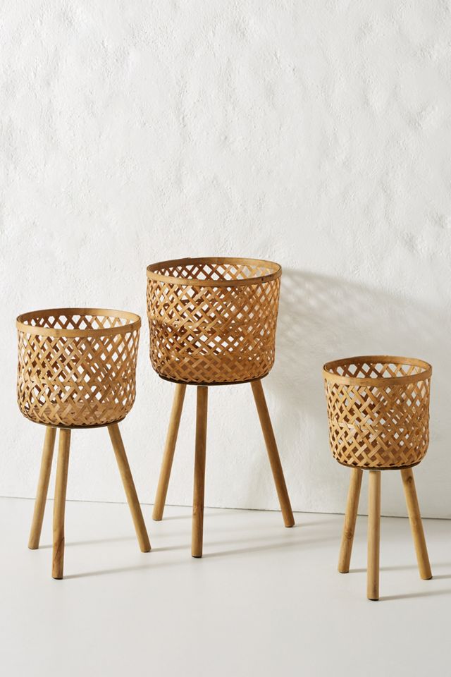 Bamboo Plant Stands, Set of 3 #1