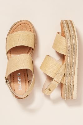 Silent d platform online espadrille sandals