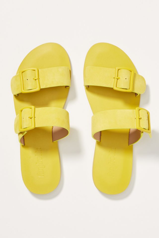 Farylrobin Double-Buckled Slide Sandals #1