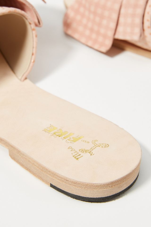 Miss L Fire Bow Slide Sandals #3