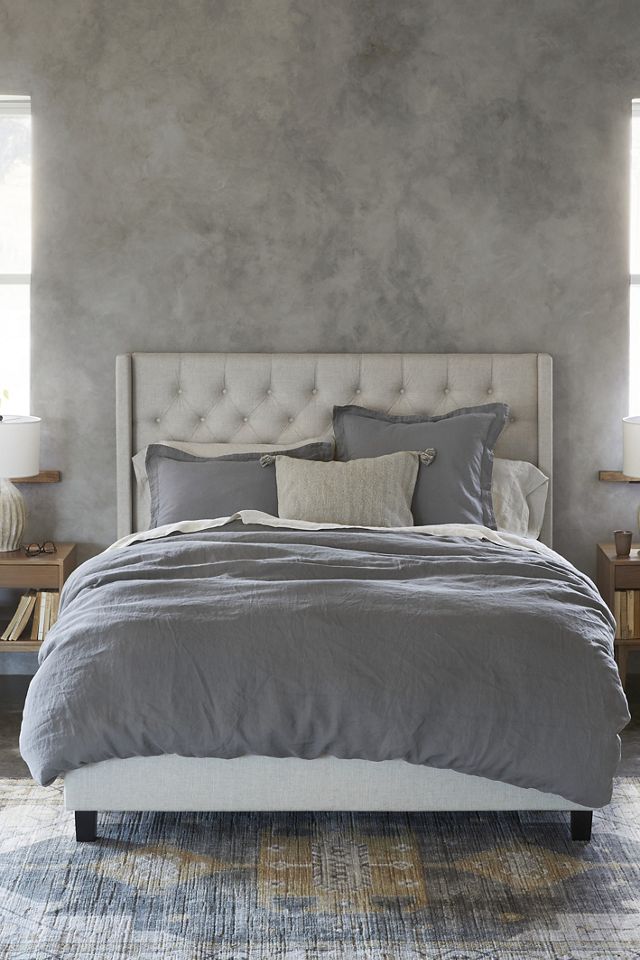 Coyuchi Organic Linen Chambray Duvet Cover #1