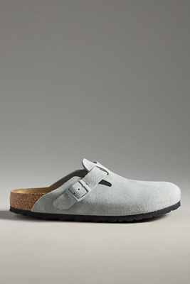 Birkenstock Boston Soft Footbed Clogs In Green