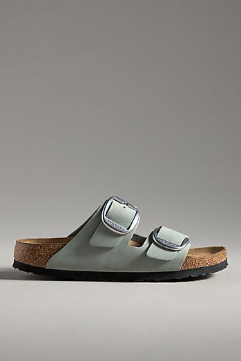 Birkenstock Arizona Big Buckle Teddy Sandals | Anthropologie Birkenstock Arizona Big Buckle Teddy Sandals | Anthropologie