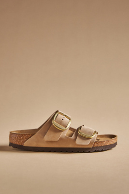 Birkenstock Arizona Big Buckle Sandals In Beige