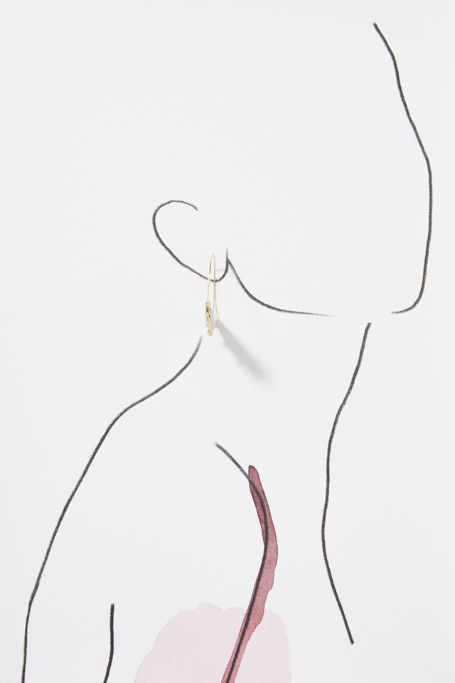 Farin Crescent Hoop Earrings #2