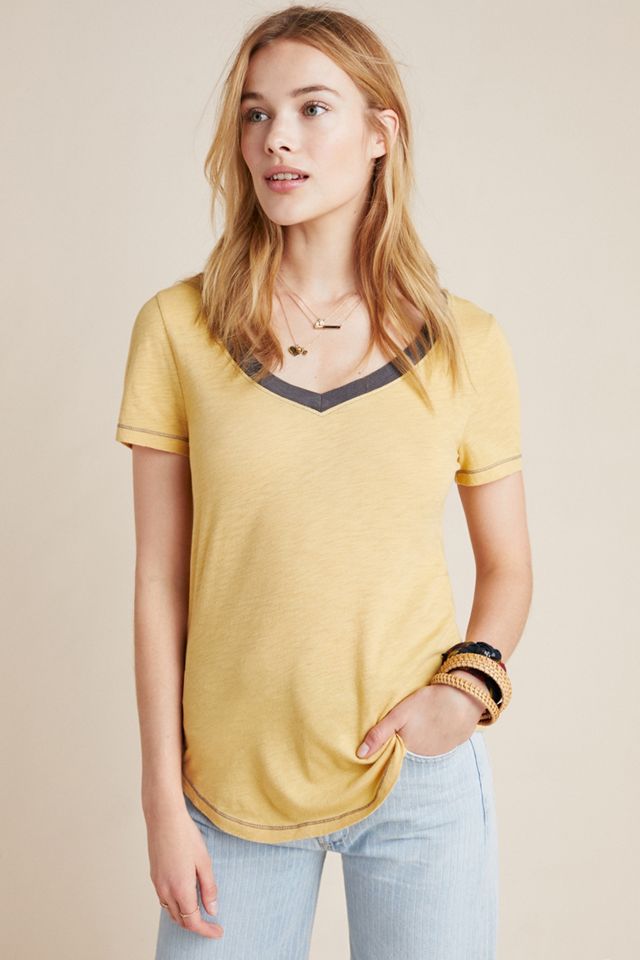 Contrast Fitted Tee #2
