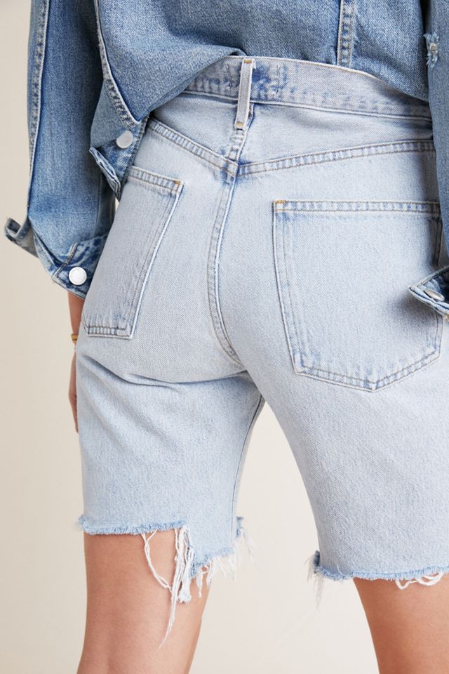 AGOLDE 90s High-Rise Denim Bermuda Shorts #3