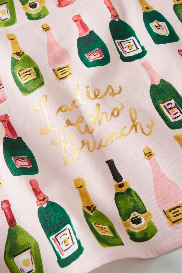 Ladies Who Brunch Dish Towel #1
