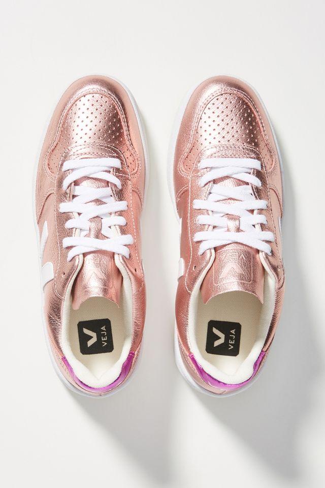 Veja V 10 Metallic Sneakers