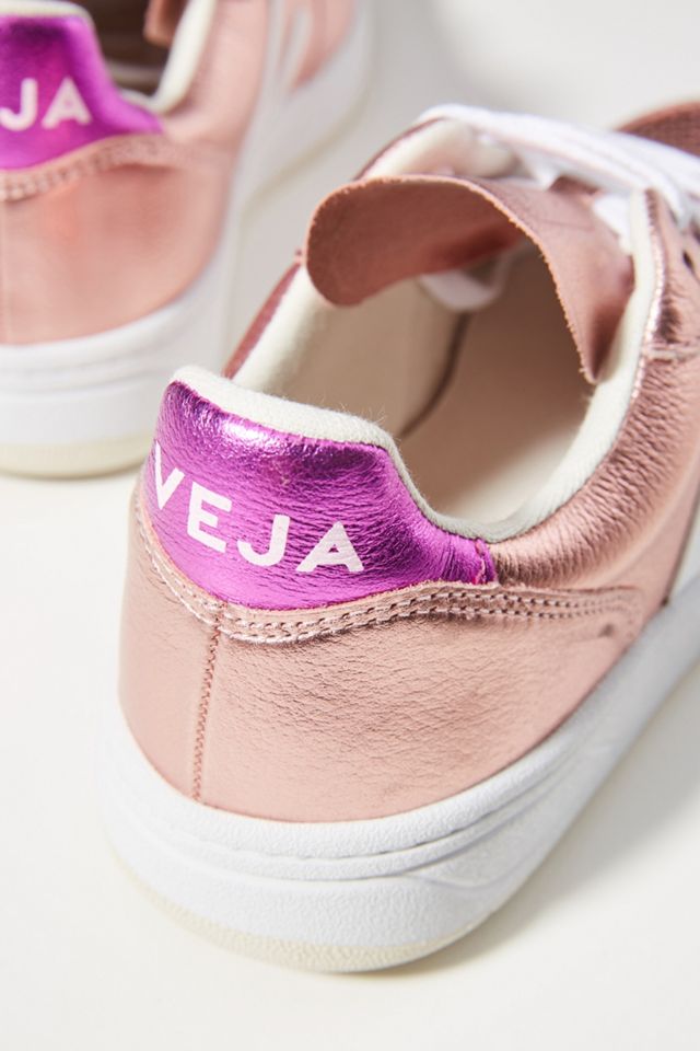 Veja V-10 Metallic Sneakers #2