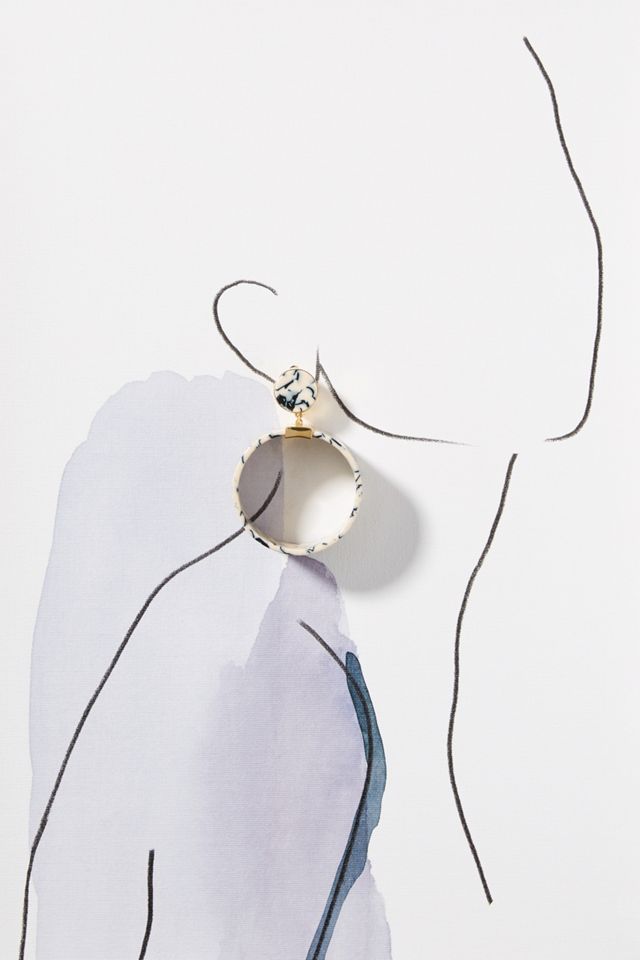Binocular Hoop Earrings #2