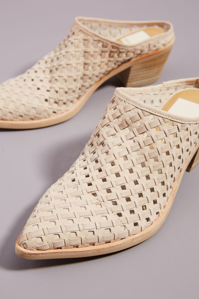 Dolce vita woven online mules