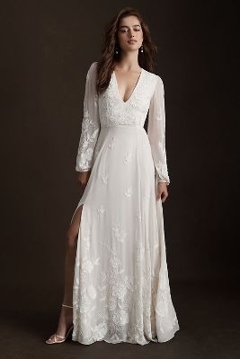 Anthropology on sale wedding dresses