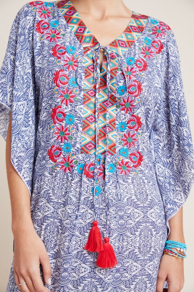 St. Tropez Embroidered Caftan #1
