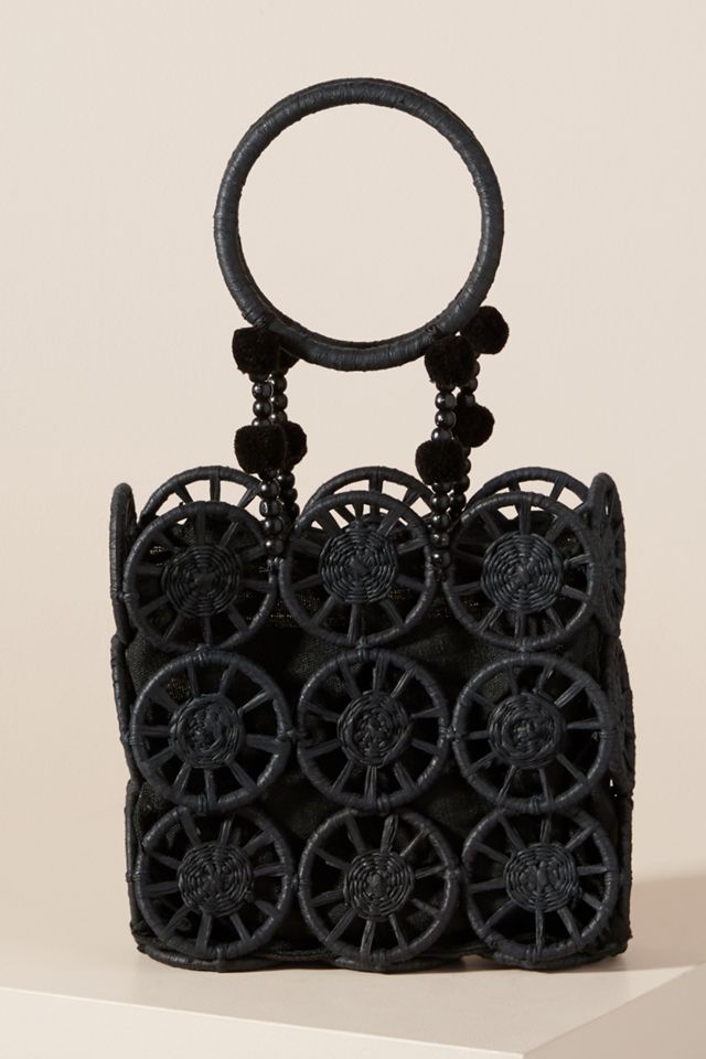 Amanda Crocheted Mini Basket Bag #1