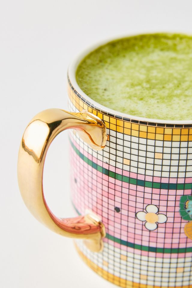 The Bistro Tile Stoneware Mug: Garden Edition #1