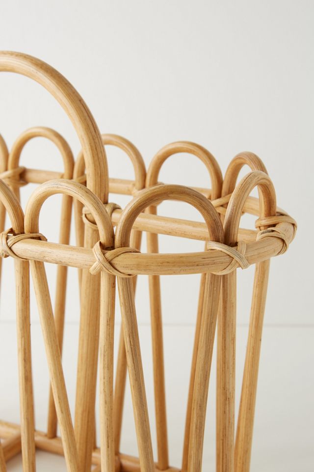 Sofia Rattan Magazine Holder #1