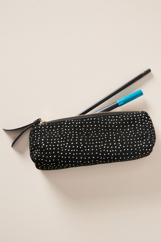 Gemma Suede Pencil Pouch #1