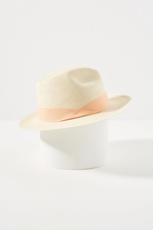 Sensi Studio Bow-Embellished Straw Fedora #2