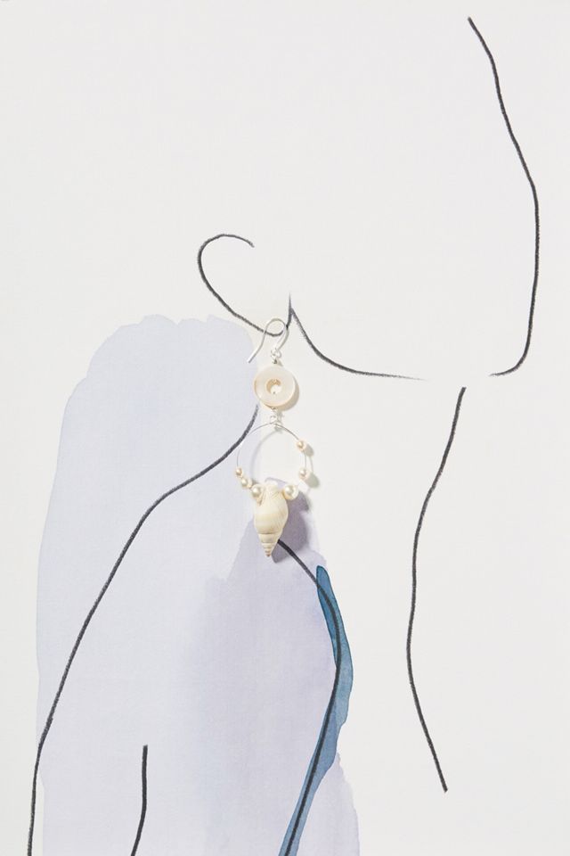 Ayana Designs Kona Asymmetrical Drop Earrings #2
