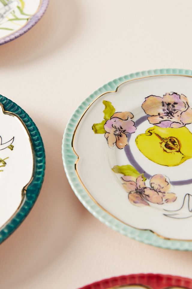 Fiona Corsini Monogram Canape Plate #1
