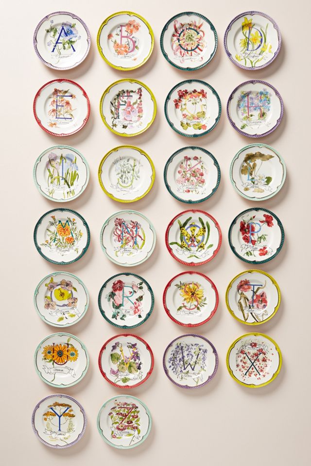 Fiona Corsini Monogram Canape Plate #2