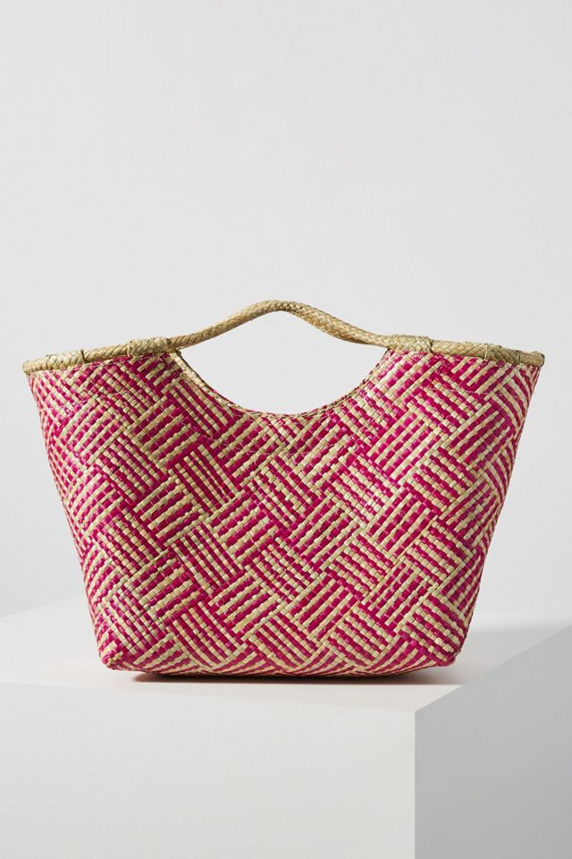 Lilian Woven Mini Tote Bag #1