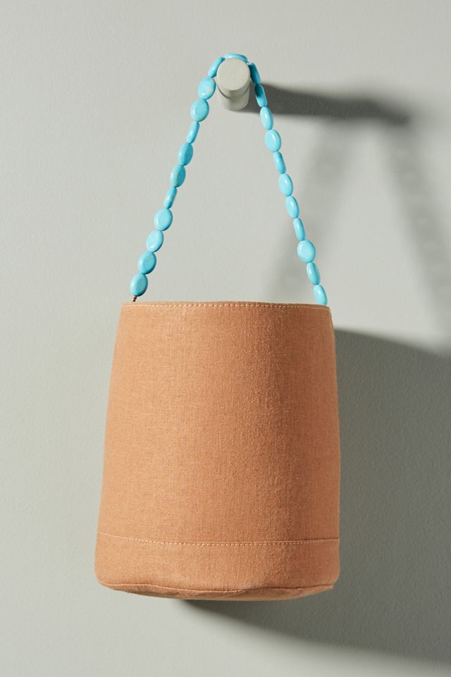 Ciao Mixed-Material Bucket Bag #1