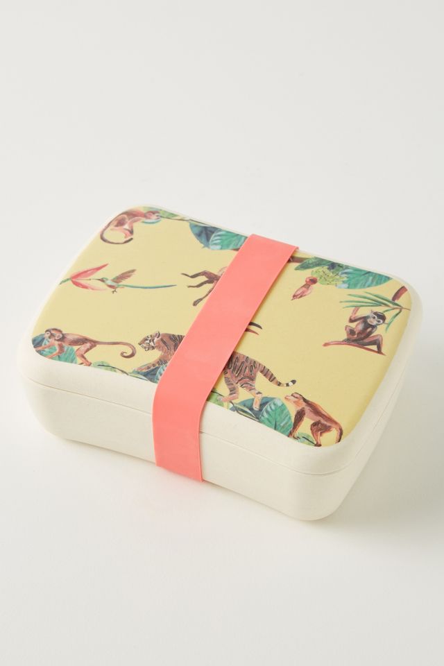 Tropical Bamboo Melamine Lunch Box | Anthropologie