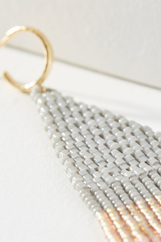 Franja Beaded Drop Earrings #1