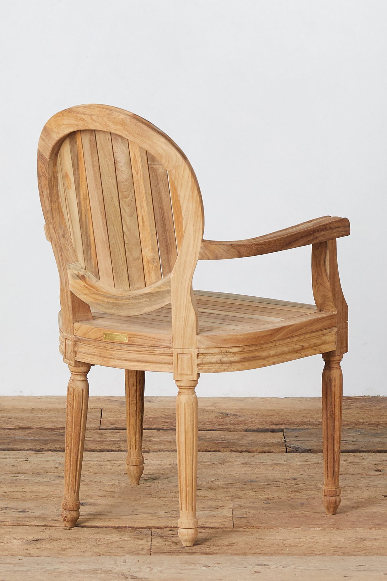 Palladio Oval Back Reclaimed Teak Armchair