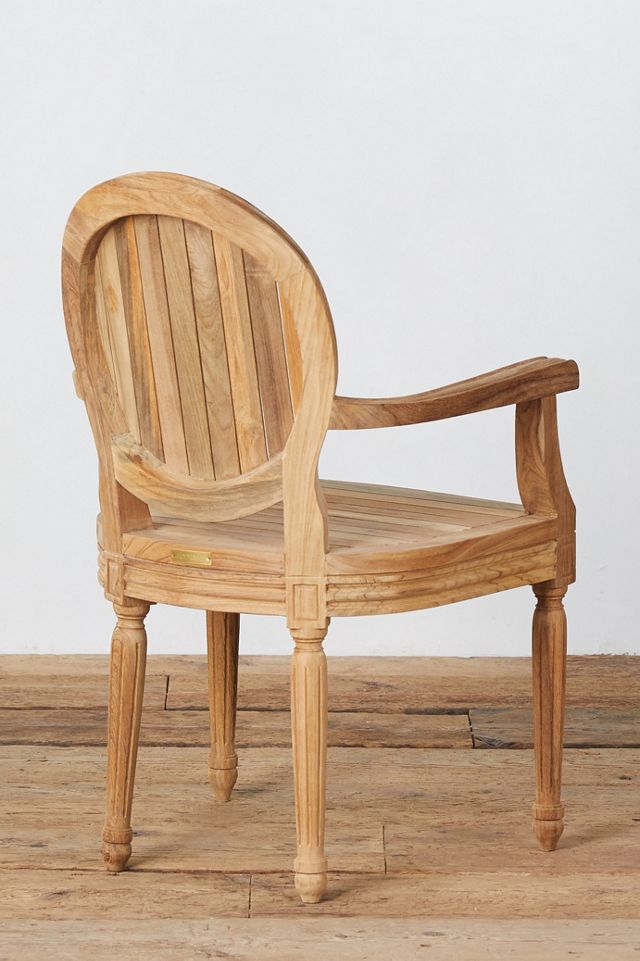 Palladio Oval Back Reclaimed Teak Armchair #2