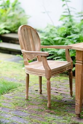 Palladio Oval Back Reclaimed Teak Armchair