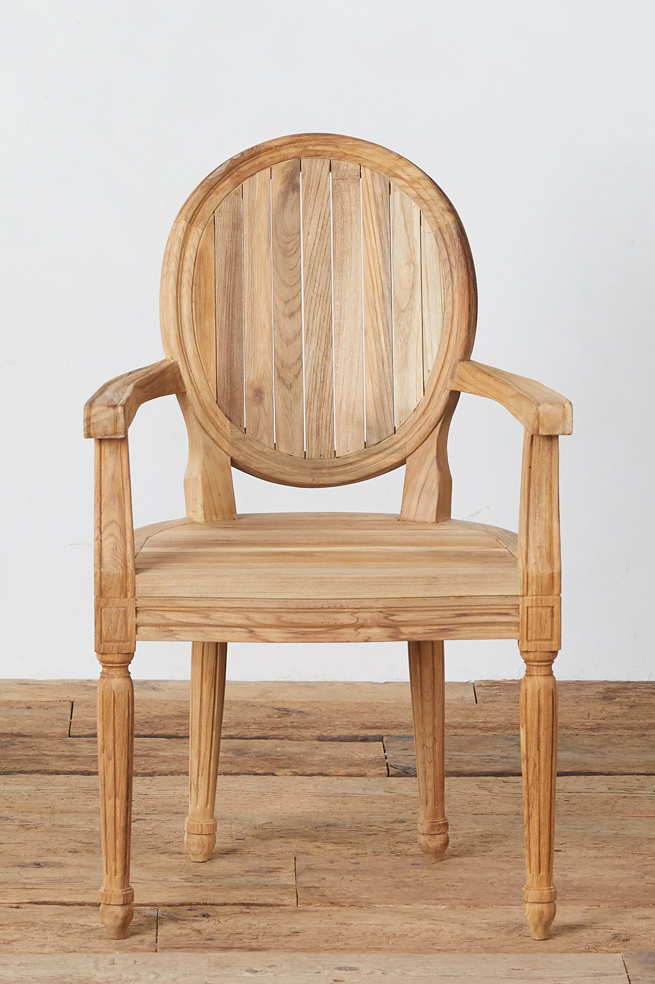 Palladio Oval Back Reclaimed Teak Armchair