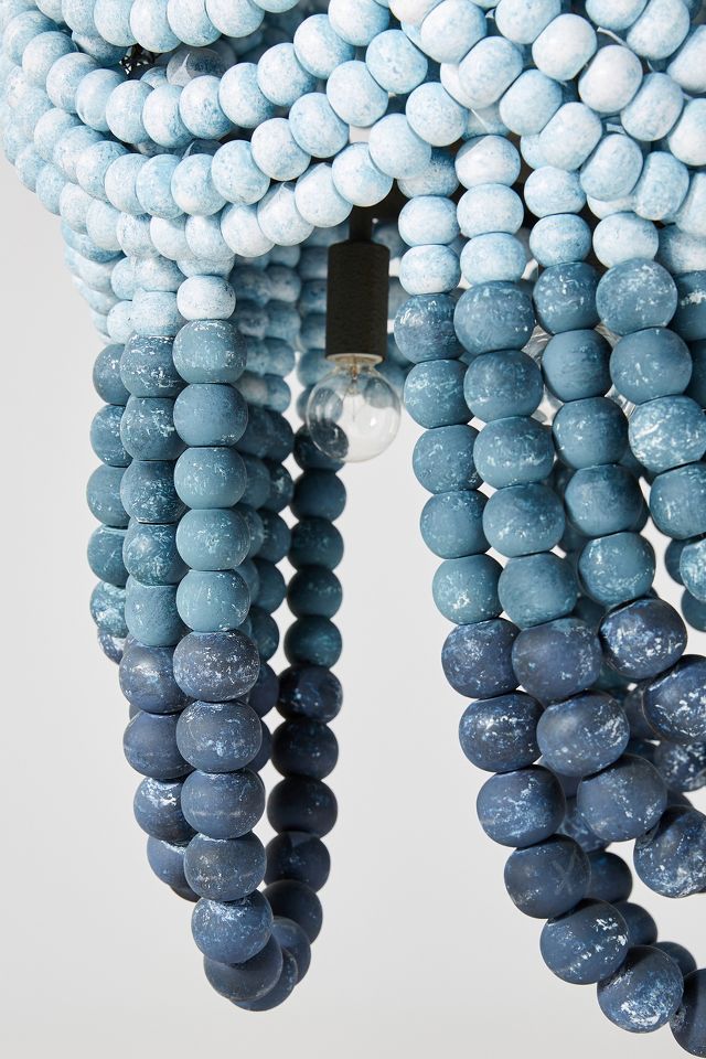 Top Anthropologie beaded chandelier