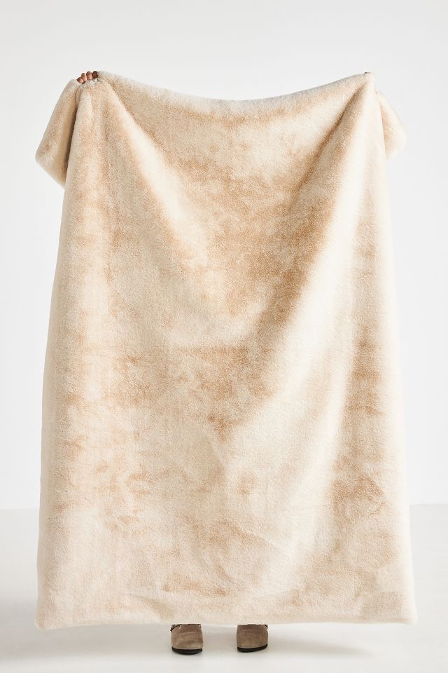 Sophie Faux Fur Throw Blanket