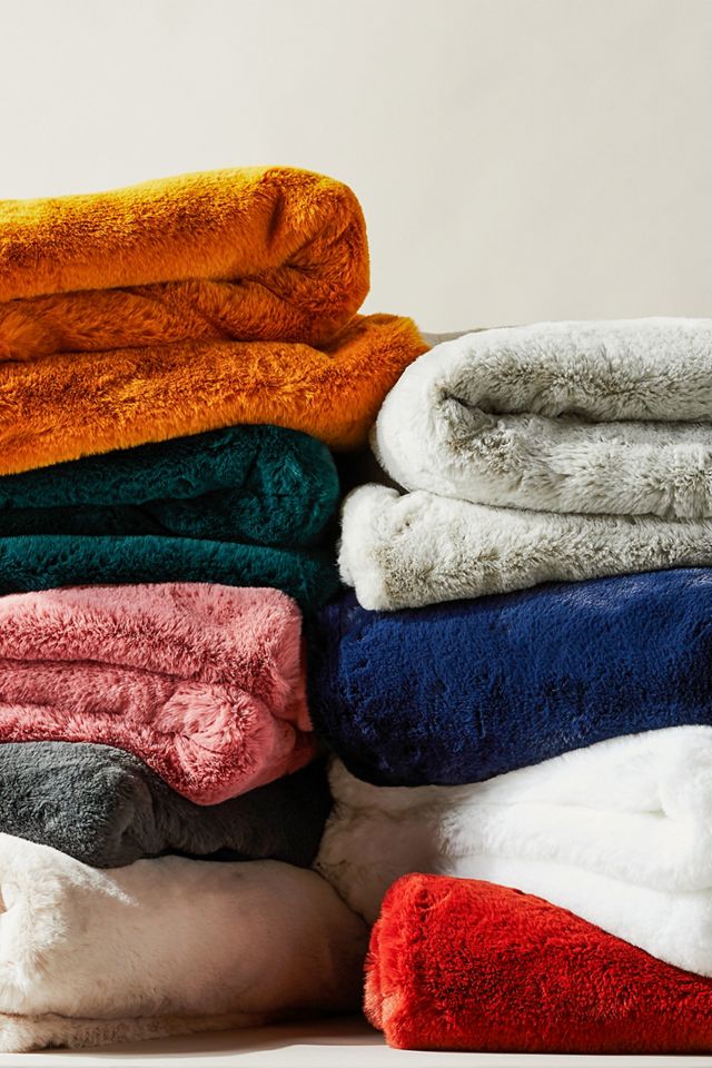 Couverture en fausse fourrure Sophie #2