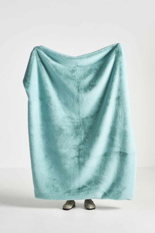 Sophie Faux Fur Throw Blanket