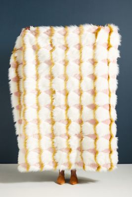 Coren Faux Fur Throw Blanket