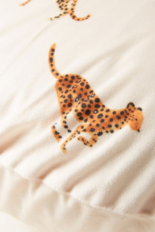Leopard Velvet Pillow #2