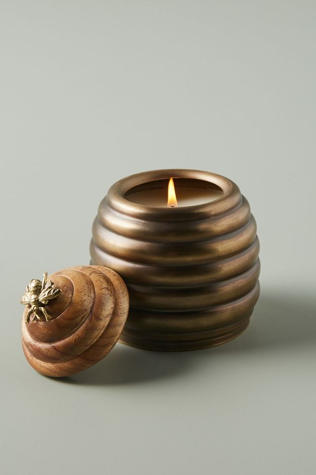 Beehive candle