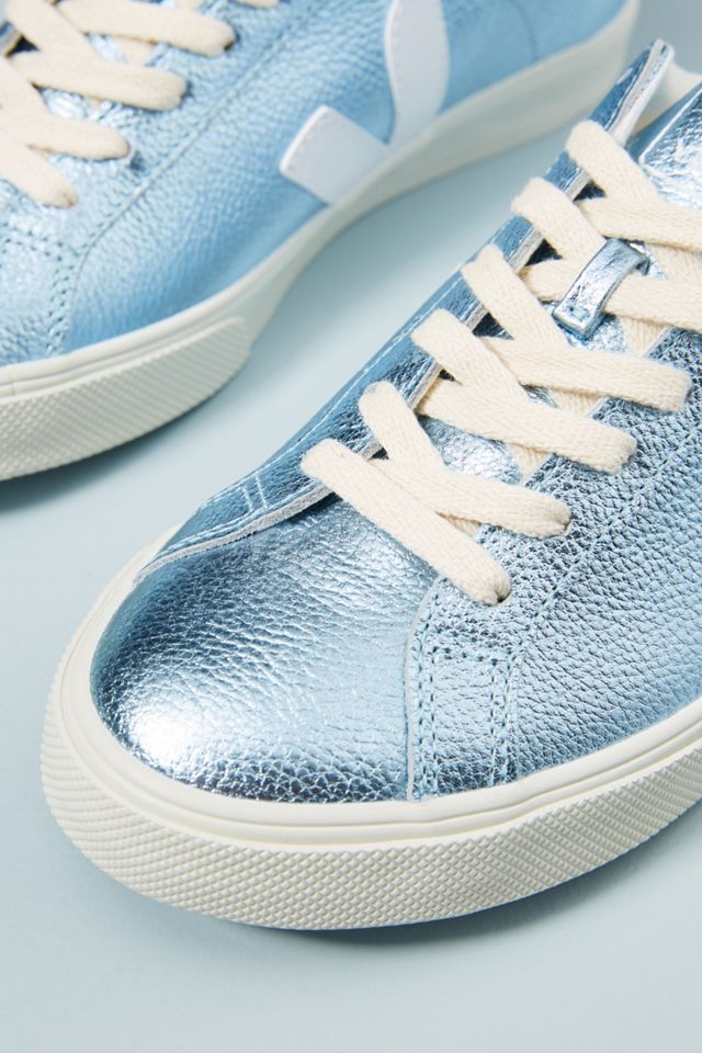 Veja Metallic Blue Sneakers #2