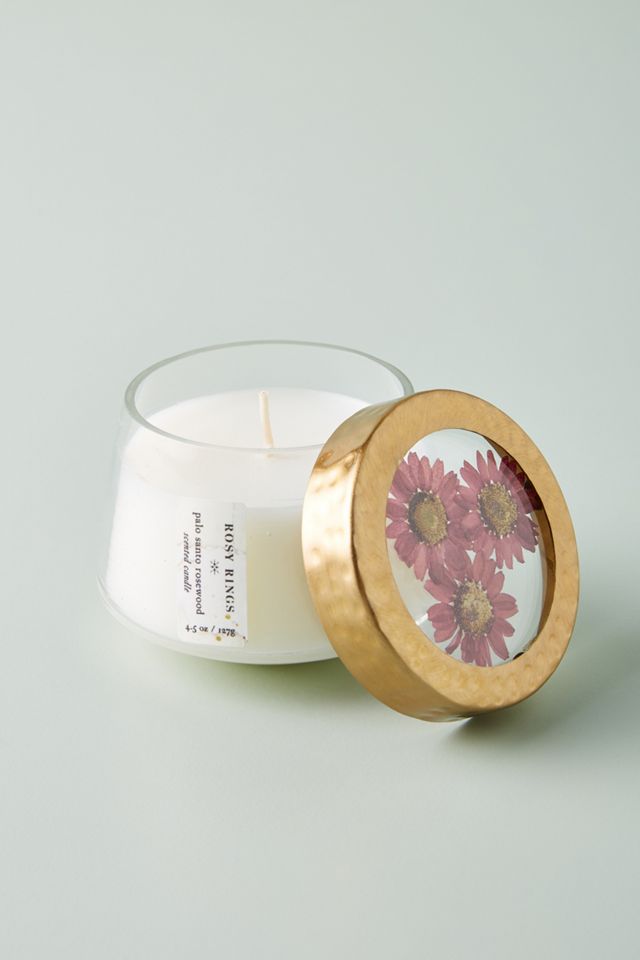 Floral Press Candle #1