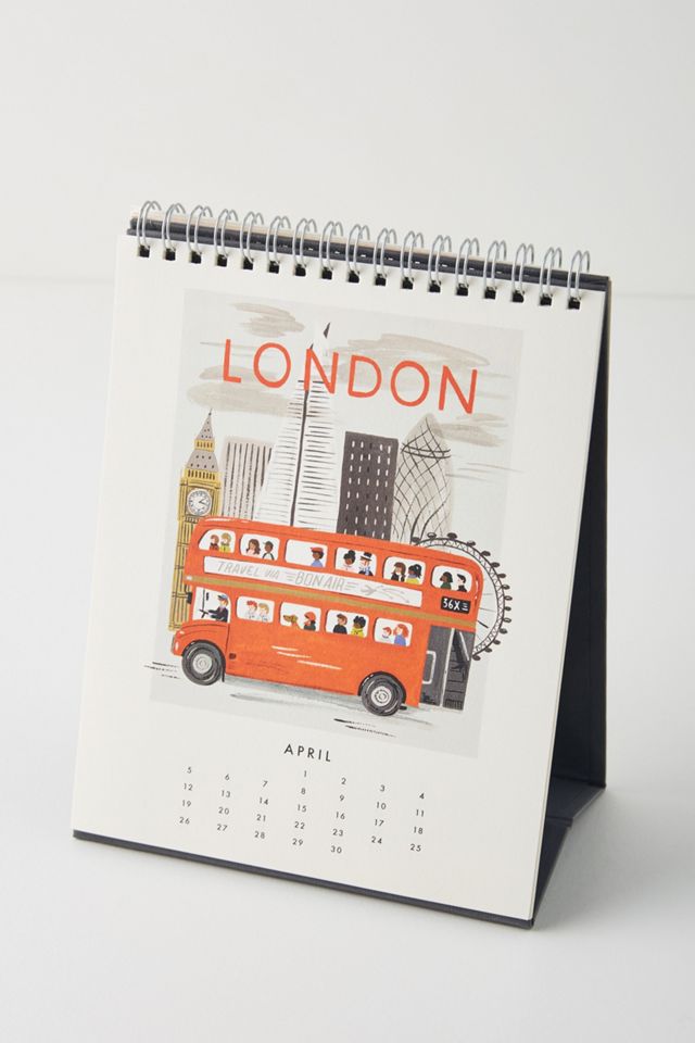 Rifle Paper Co. World Traveler 2020 Desk Calendar #2
