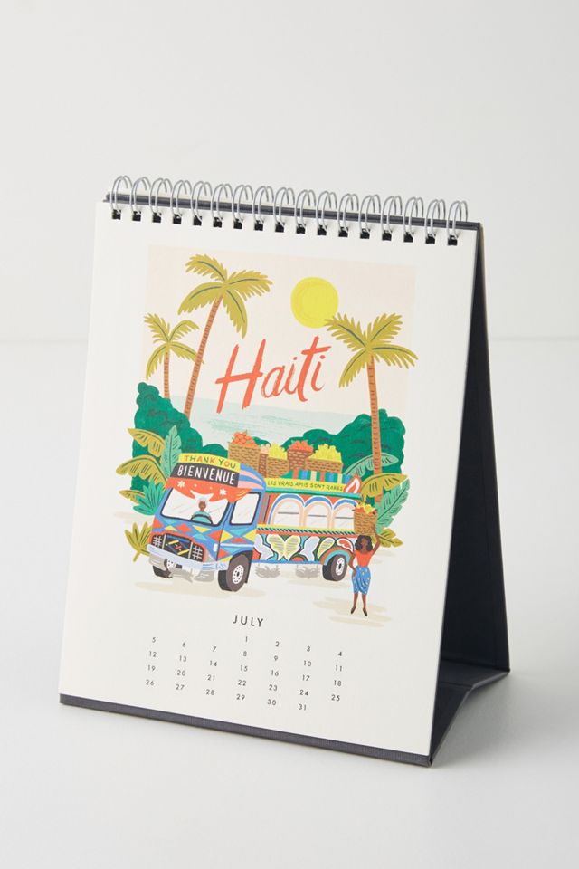 Rifle Paper Co. World Traveler 2020 Desk Calendar #3